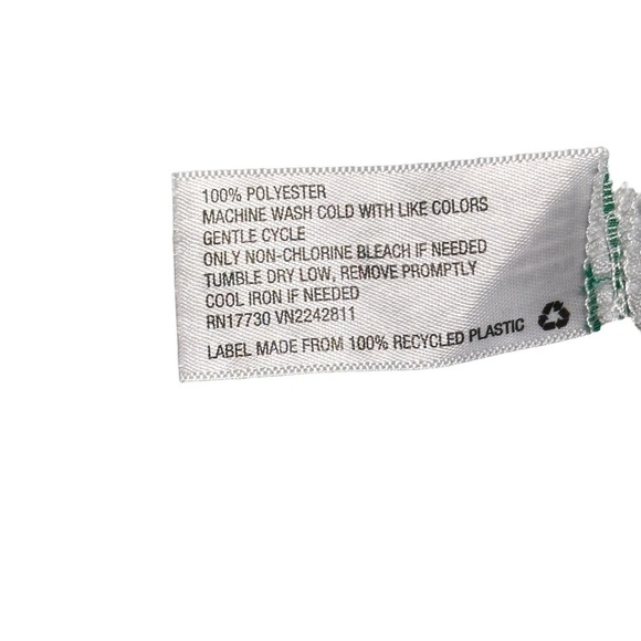 Universal Thread Green & White Striped Texturized Sleeveless Blouse US L - Picture 6 of 9